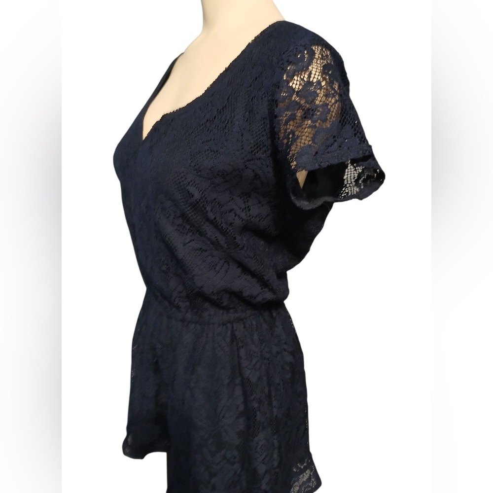 Abercrombie & Fitch Navy Lace Jumpsuit - Picture 10 of 10